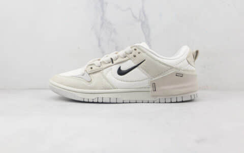 耐克Nike Dunk Low Disrupt 2 Desert Bronze纯原版本破坏二代系列灰白色解构风板鞋原盒原标 货号：DH4402-101