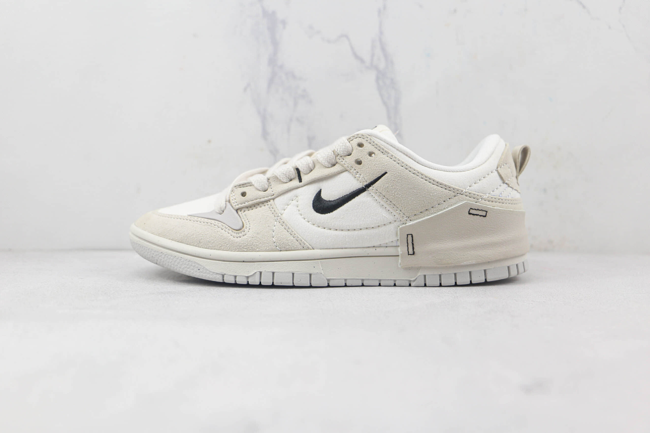 耐克Nike Dunk Low Disrupt 2 Desert Bronze纯原版本破坏二代系列灰白色解构风板鞋原盒原标 货号：DH4402-101