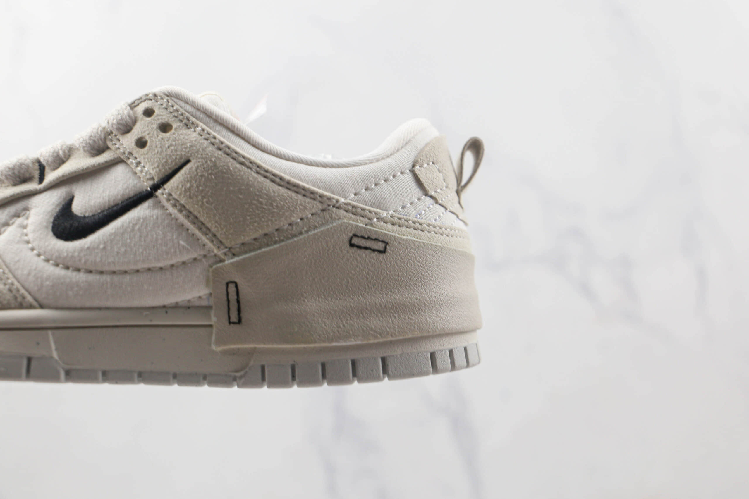耐克Nike Dunk Low Disrupt 2 Desert Bronze纯原版本破坏二代系列灰白色解构风板鞋原盒原标 货号：DH4402-101