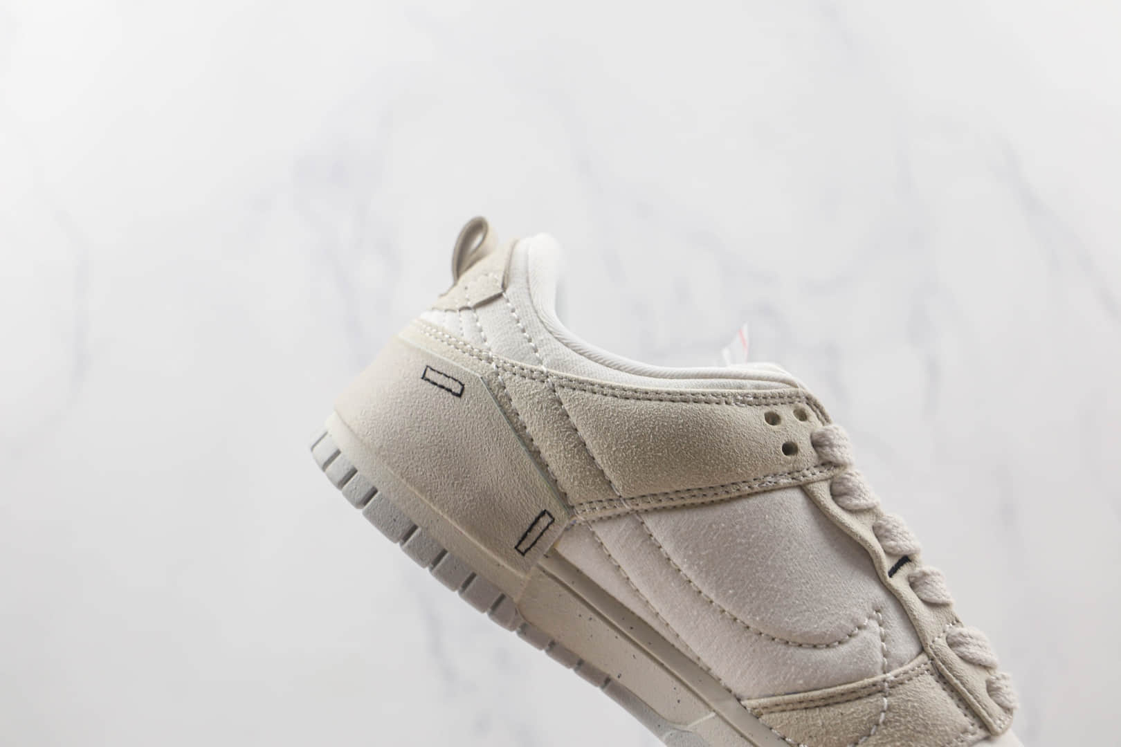 耐克Nike Dunk Low Disrupt 2 Desert Bronze纯原版本破坏二代系列灰白色解构风板鞋原盒原标 货号：DH4402-101