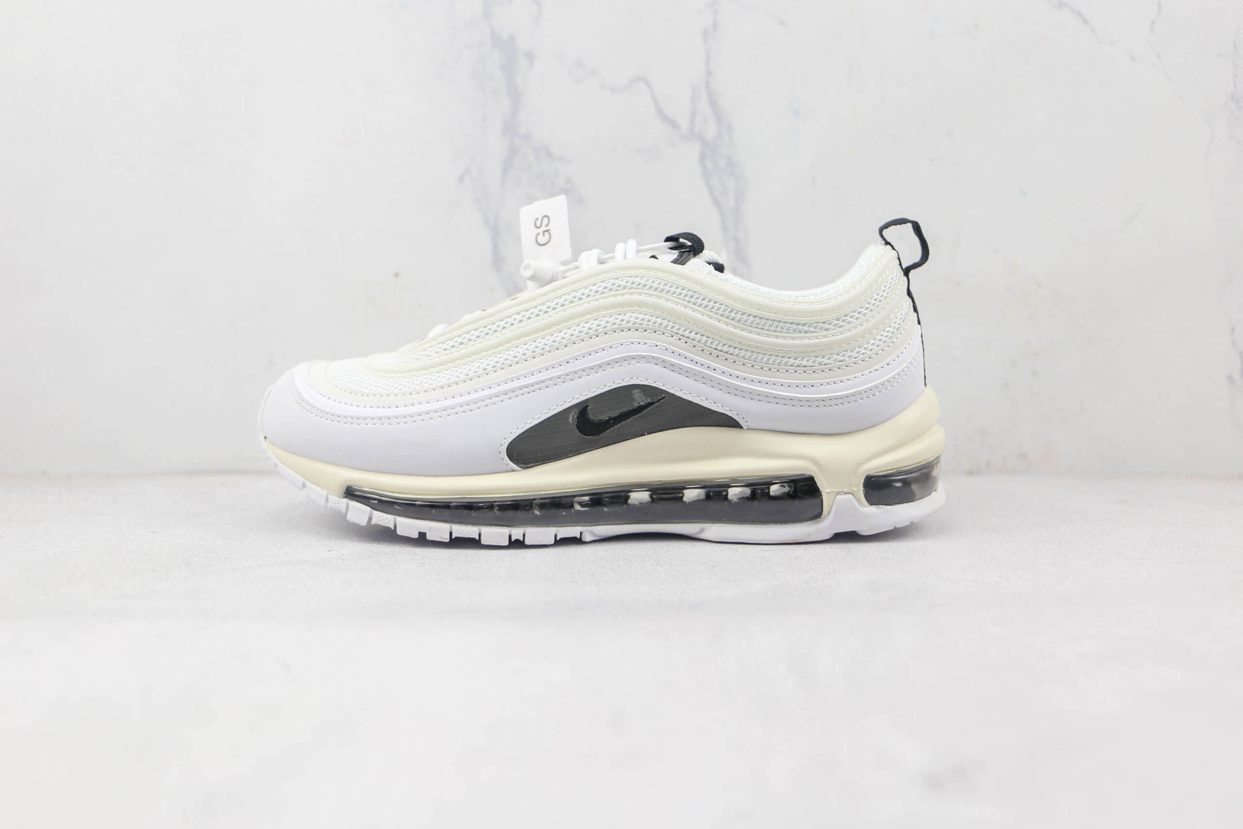 耐克NIKE Air Max 97纯原版本白熊猫配色Max97气垫鞋原档案数据开发 货号：921733-103