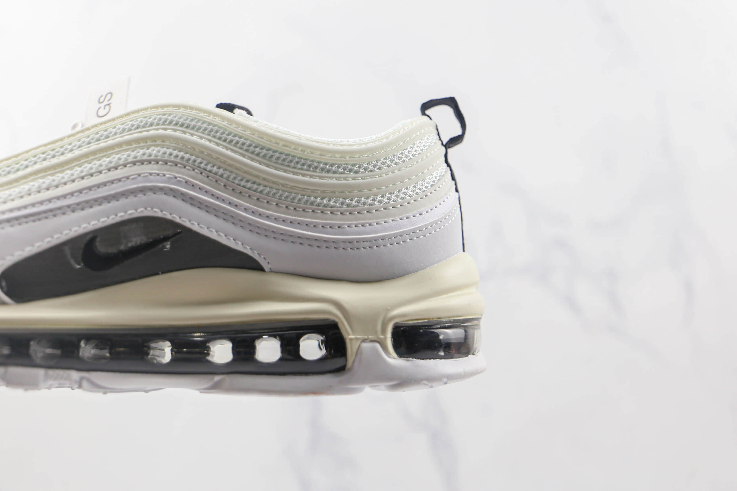 耐克NIKE Air Max 97纯原版本白熊猫配色Max97气垫鞋原档案数据开发 货号：921733-103