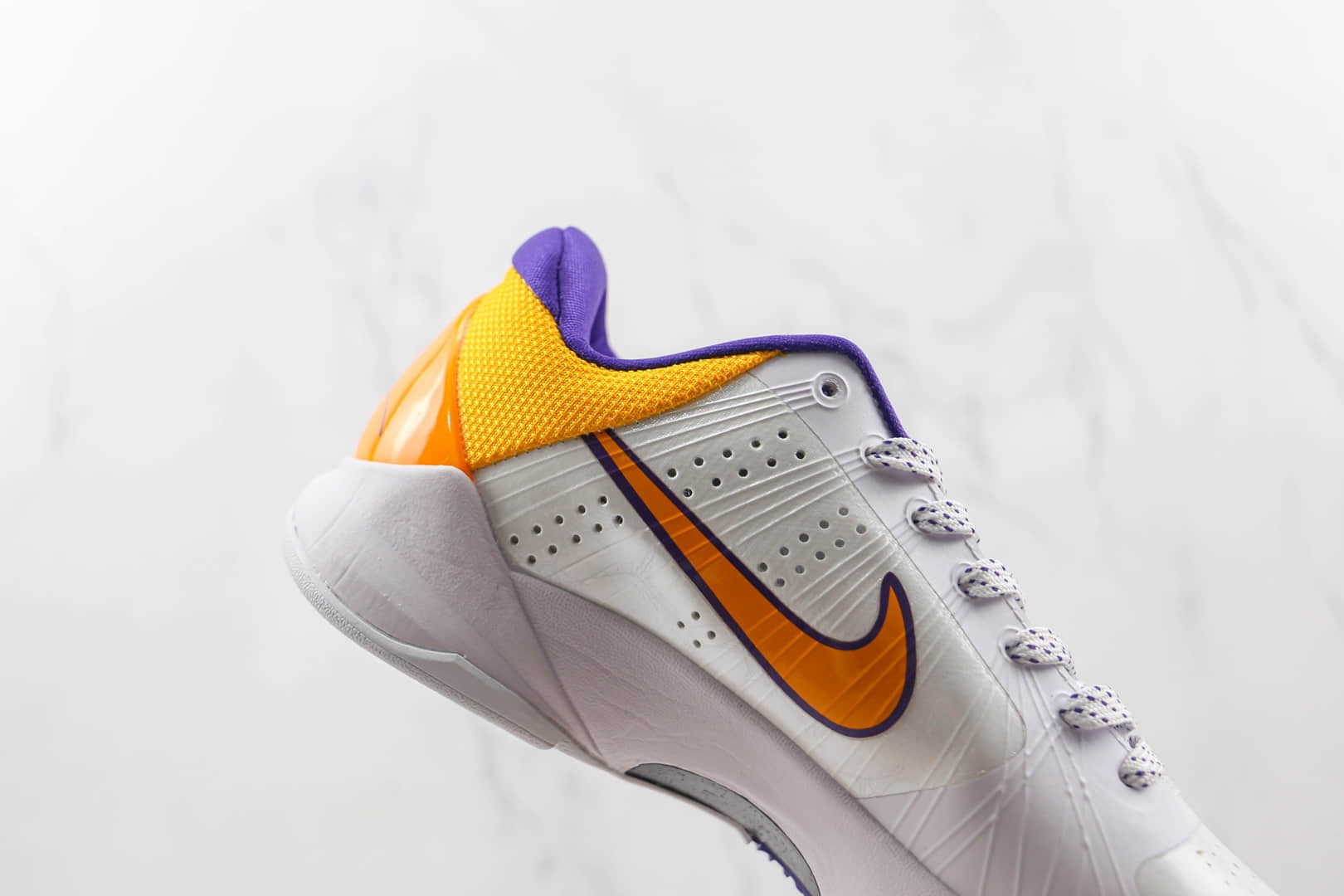 耐克Nike Kobe 5 Protro Chaos纯原版本科比5代白黄紫篮球鞋内置碳板支持实战 货号：386430-102