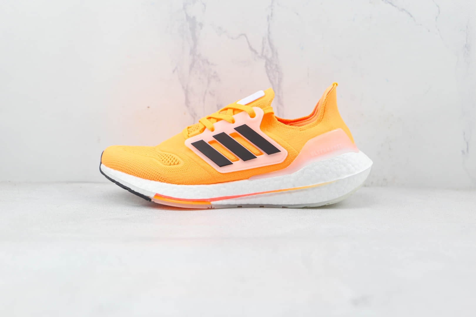 阿迪达斯Adidas ultra Boost21纯原版本橙色UB7.0爆米花跑鞋原楦头纸板打造 货号：HR1029