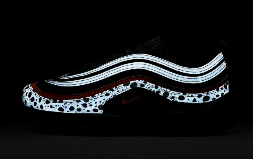 全新Nike Air Max 97“石斑纹”官图曝光！还有3M反光！ 货号：DX3088-001