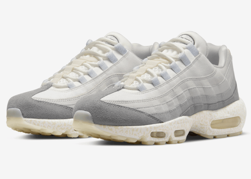 清爽灰白渐变！Nike Air Max 95新配色曝光！ 货号：DV2593-100