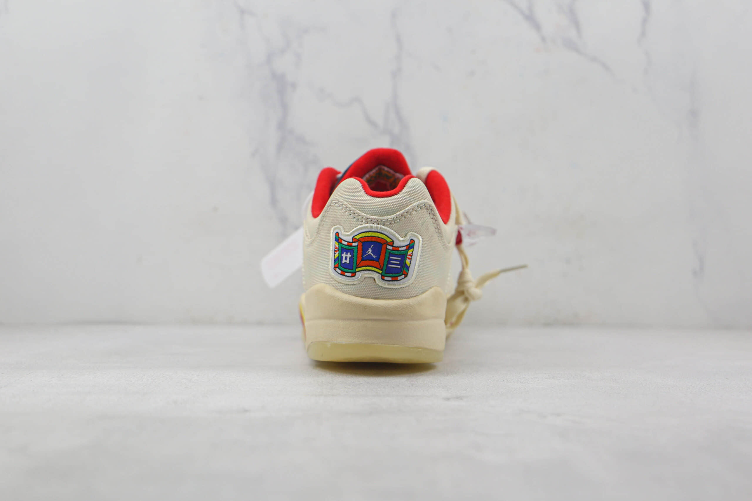 乔丹Air Jordan Retro 5 Low Chinese New Year莆田纯原天花板AJ5中国年白红撕撕乐篮球鞋原档案数据开发 货号：DD2240-100