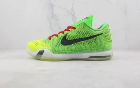 耐克Nike Kobe 10 Elite Low莆田纯原复刻版本科比十代青蜂侠配色篮球鞋内置气垫支持实战 货号：802817-901