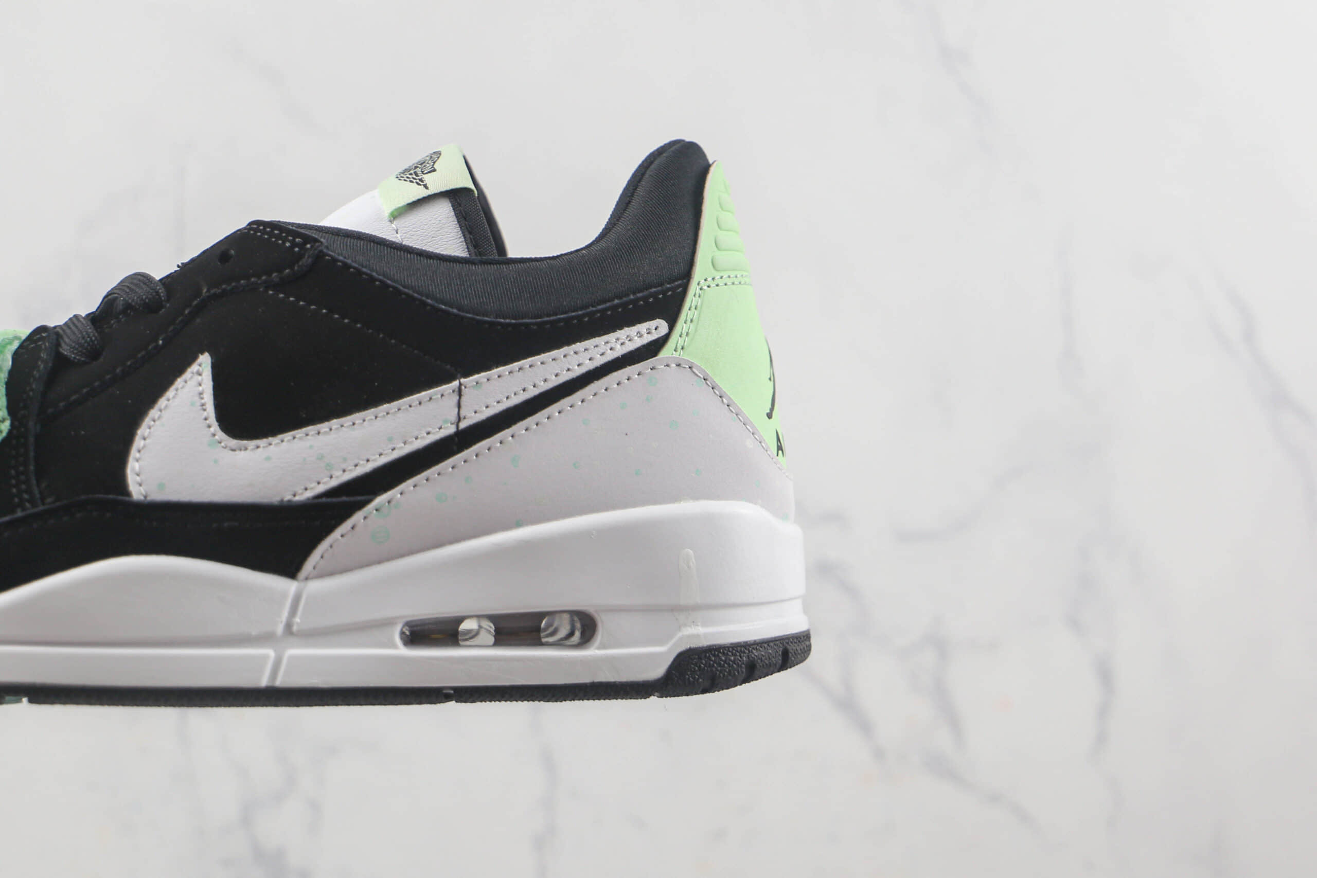 乔丹Air Jordan Legacy 312 low莆田纯原复刻版本AJ312夜光黑白绿配色板鞋原楦头纸板打造 货号：CJ5500-013