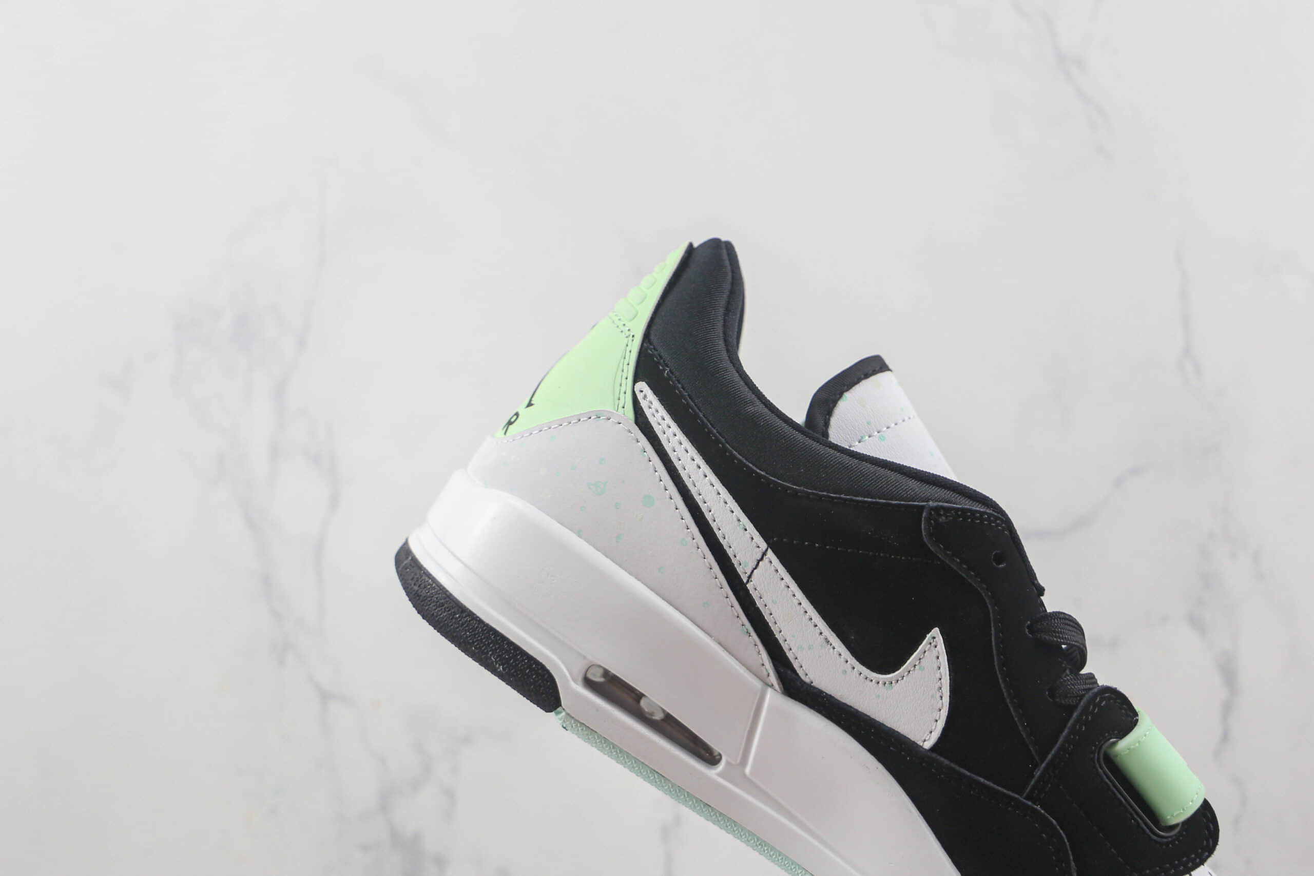 乔丹Air Jordan Legacy 312 low莆田纯原复刻版本AJ312夜光黑白绿配色板鞋原楦头纸板打造 货号：CJ5500-013