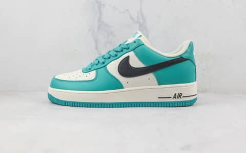 耐克Nike Air Force 1 07 Low莆田纯原复刻低帮空军一号白绿黑钩板鞋内置气垫 货号：GH5696-302