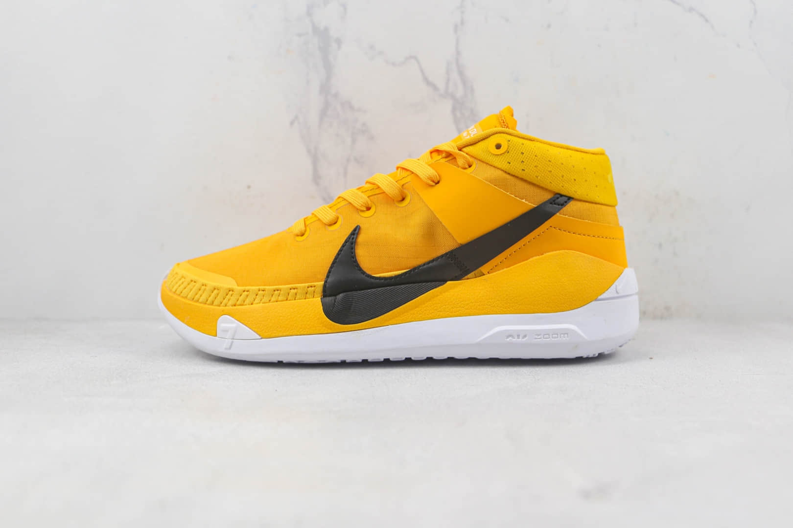 耐克Nike Zoom KD13 EP莆田纯原复刻版本杜兰特13代白黄色实战篮球鞋原档案数据开发 货号：CW4115-702