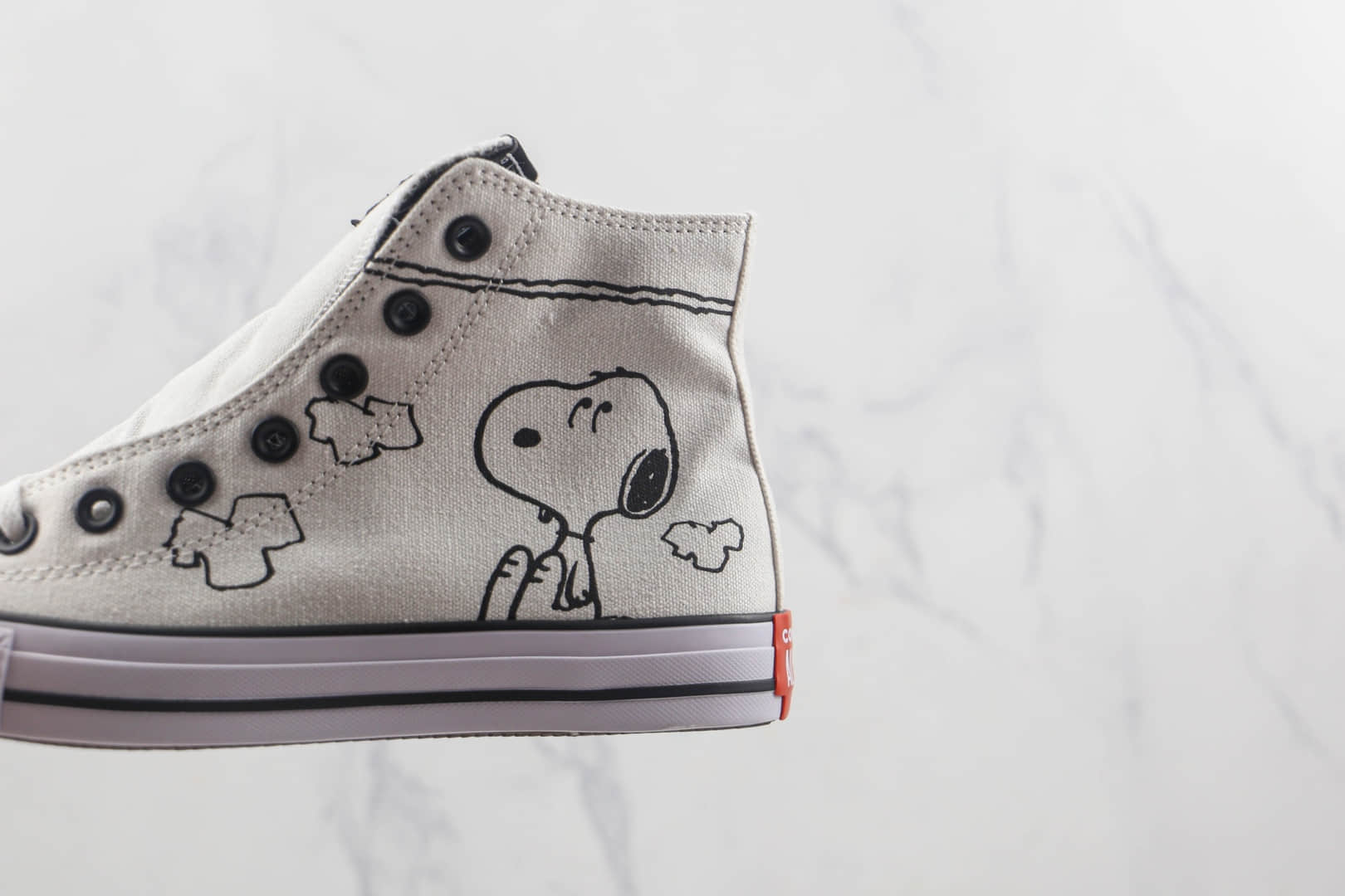 匡威Converse x Peanuts联名款公司级版本动漫白高硫化帆布鞋原鞋开模 货号：A01872C