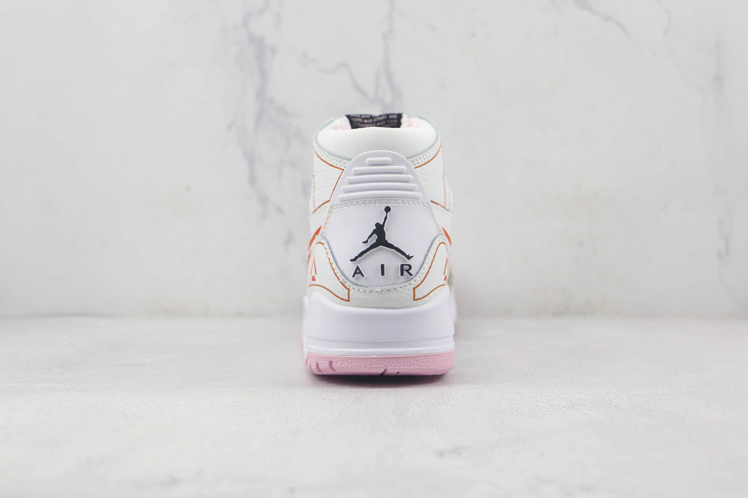 乔丹Air Jordan Legacy 312莆田纯原复刻天花板AJ312高帮白粉橙钩篮球鞋原楦头纸板打造 货号：AT4040-106