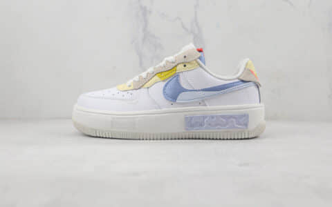 耐克Nike Air Force 1 Fontanka纯原复刻版本天花板空军一号丰塔卡系列爱琴海配色板鞋 货号：DV2175-100