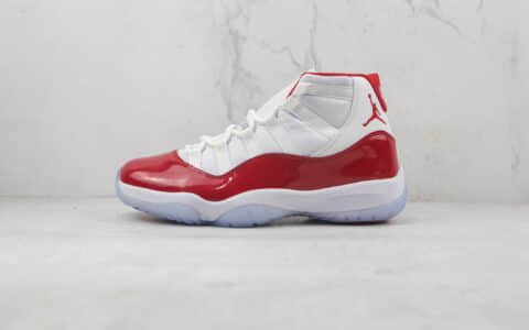 乔丹Air Jordan 11 Retro Cherry纯原复刻版本天花板AJ11白红色碳板篮球鞋原楦头纸板打造 货号：CT8012-116