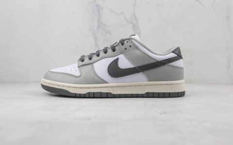 耐克Nike SB Dunk Low WMNS Light Smoke Grey天花板纯原版本低帮SB DUNK迪奥配色板鞋内置气垫 货号：DD1503-117