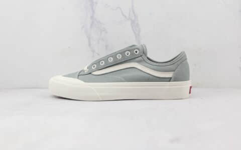 万斯Vans Style 36 Cecon SF公司级版本低帮灰绿色高端支线半月包头杀人鲸天花板版本硫化帆布鞋