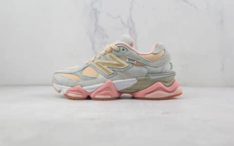 新百伦New Balance 9060 lnside Voices天花板纯原复刻版本灰粉色NB9060复古慢跑鞋原盒原标 货号：U9060JG1