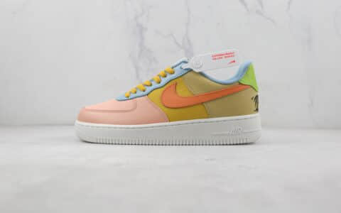 耐克Nike Air Force 1 07 Low莆田纯原复刻低帮空军一号太阳俱乐部配色板鞋内置气垫 货号：DQ4531-700