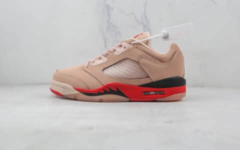 乔丹Air Jordan 5 Low Arctic Orange天花板纯原复刻AJ5情人节粉色篮球鞋原档案数据开发 货号：DA8016-806