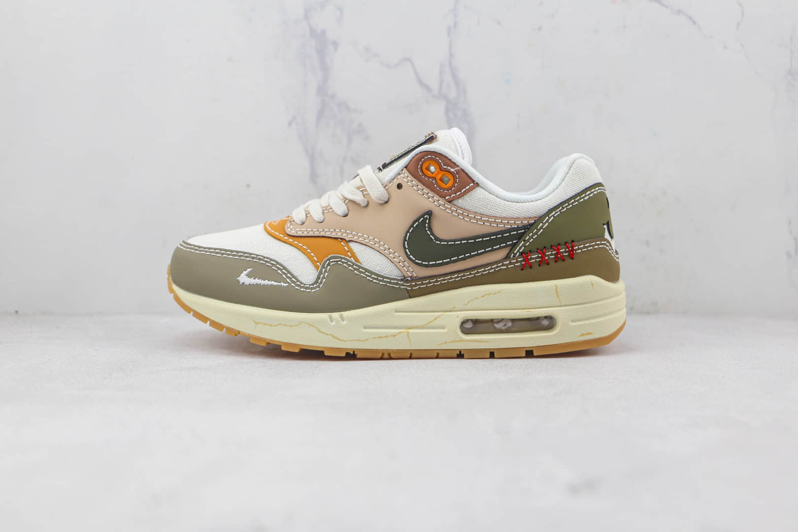 耐克Nike Air Max 1 x Concepts联名款天花板纯原版本Max1气垫鞋原档案数据开发 货号：DQ8656-113