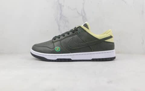 耐克Nike SB Dunk Low Avocado莆田纯原复刻低帮SB DUNK墨绿牛油果配色板鞋原楦头纸板打造 货号：DM7606-300