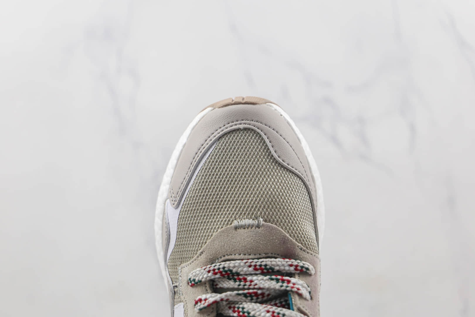 阿迪达斯Adidas Nite Jogger 2021 Boost天花板纯原复刻三叶草夜行者一代卡其绿爆米花跑鞋原楦头纸板打造 货号：FW6708