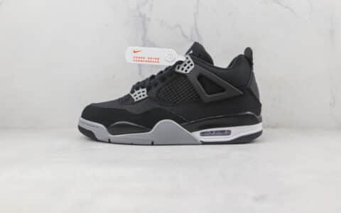 乔丹Air Jordan 4 Retro Black Canvas莆田天花板纯原复刻AJ4酷黑丹宁配色篮球鞋原鞋开模 货号：DH7138-006