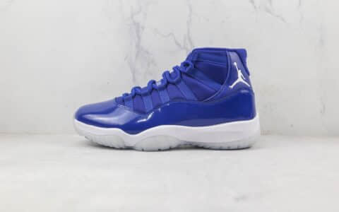 乔丹Air Jordan 11 Retro Midnight Navy White莆田纯原复刻高帮AJ11午夜白蓝色篮球鞋原档案数据开发 货号：AT7802-115