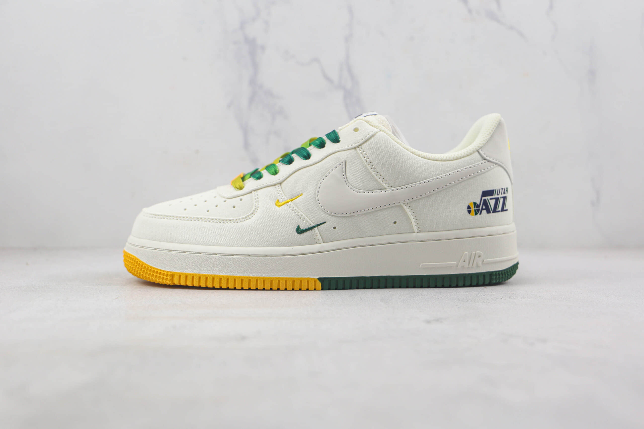 耐克Nike Air Force 1 07 Low莆田纯原复刻版本低帮空军一号犹他爵士配色板鞋内置气垫 货号：NA2022-006