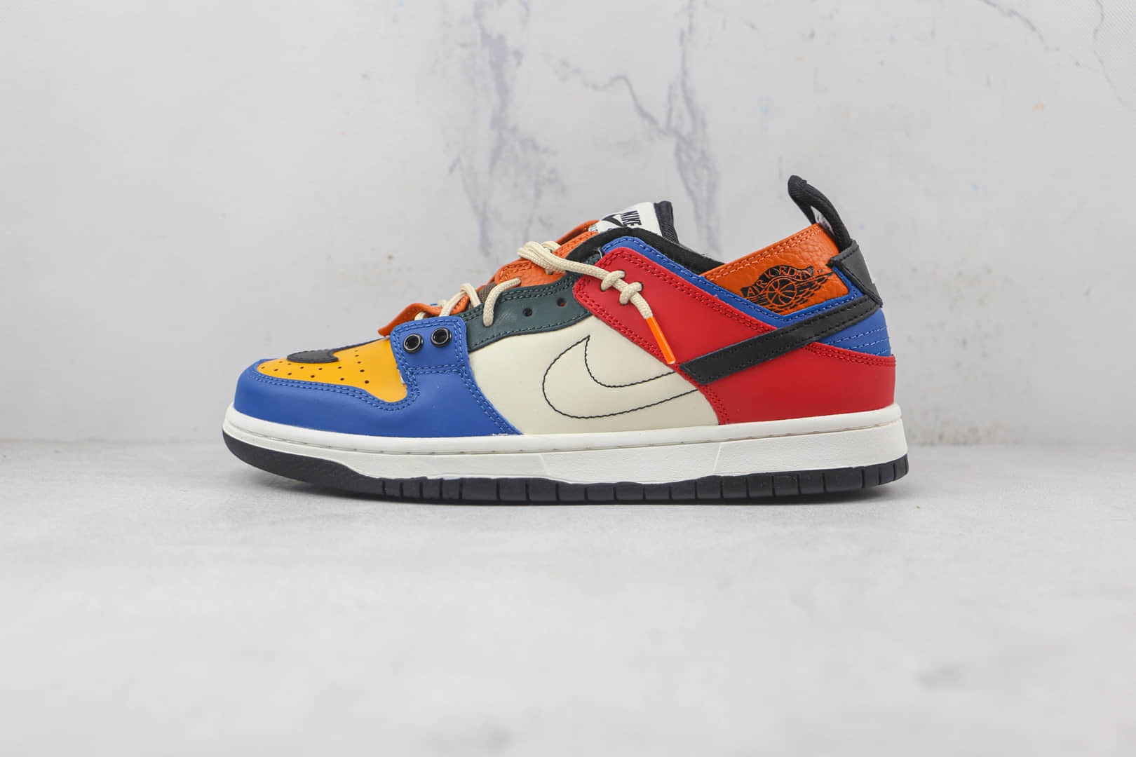 耐克Nike SB Dunk HIGH PRO莆田纯原复刻低帮SB DUNK棕橙色断钩板鞋原鞋开模 货号：DQ6817-030