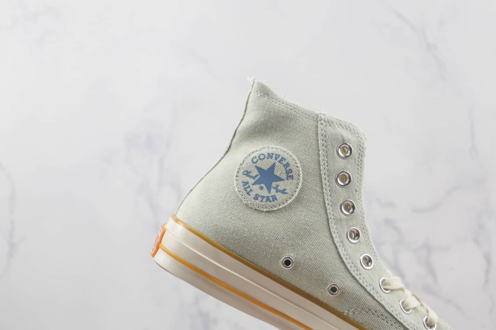 匡威Converse Chuck 1970s莆田复刻版本1970s水洗牛仔蓝配色帆布鞋原楦头纸板打造 货号：A02287C