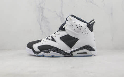 乔丹Air Jordan 6 Tinker莆田纯原复刻版本高帮AJ6黑白色篮球鞋原鞋开模 货号：384664-101