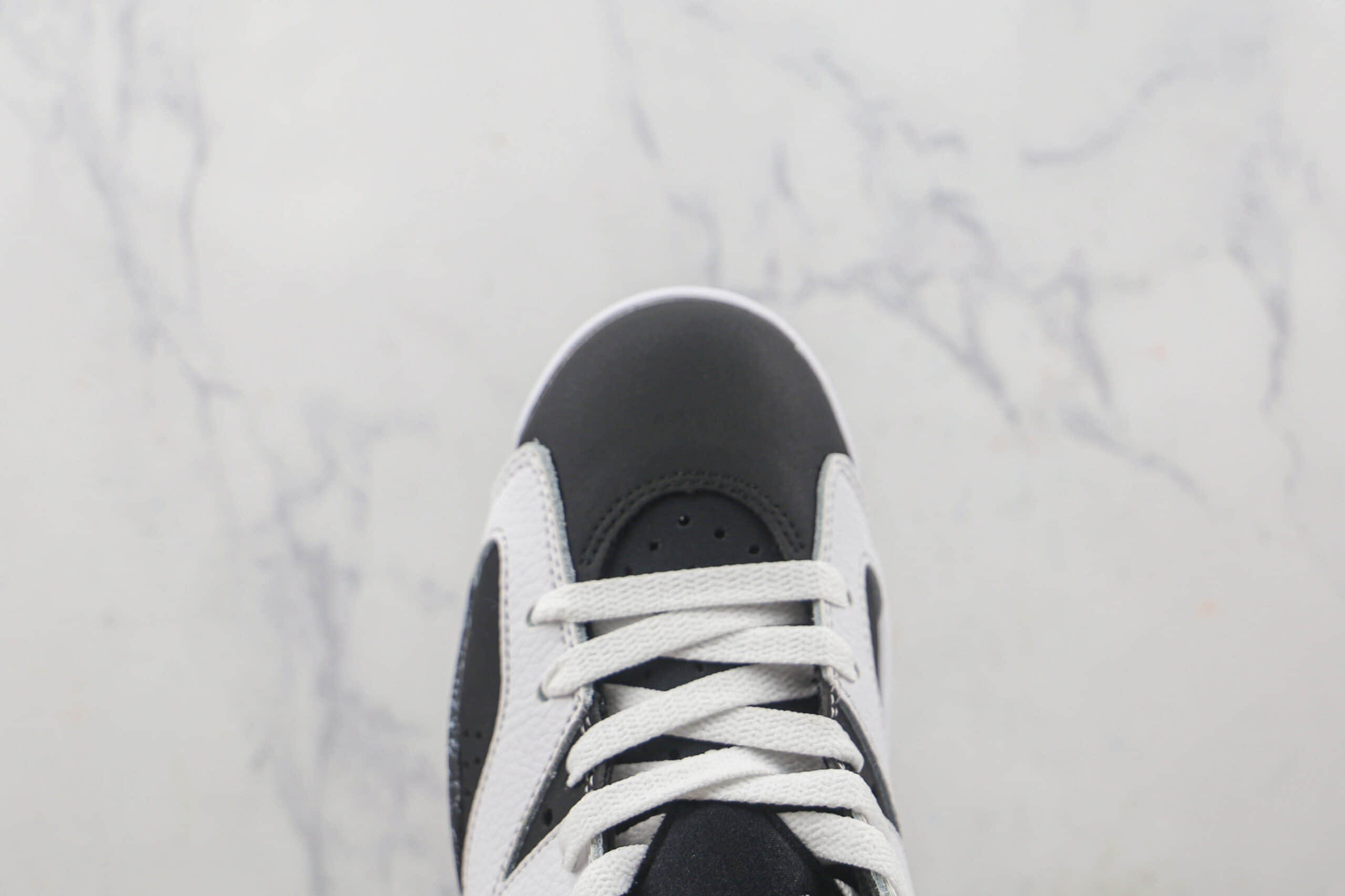 乔丹Air Jordan 6 Tinker莆田纯原复刻版本高帮AJ6黑白色篮球鞋原鞋开模 货号：384664-101