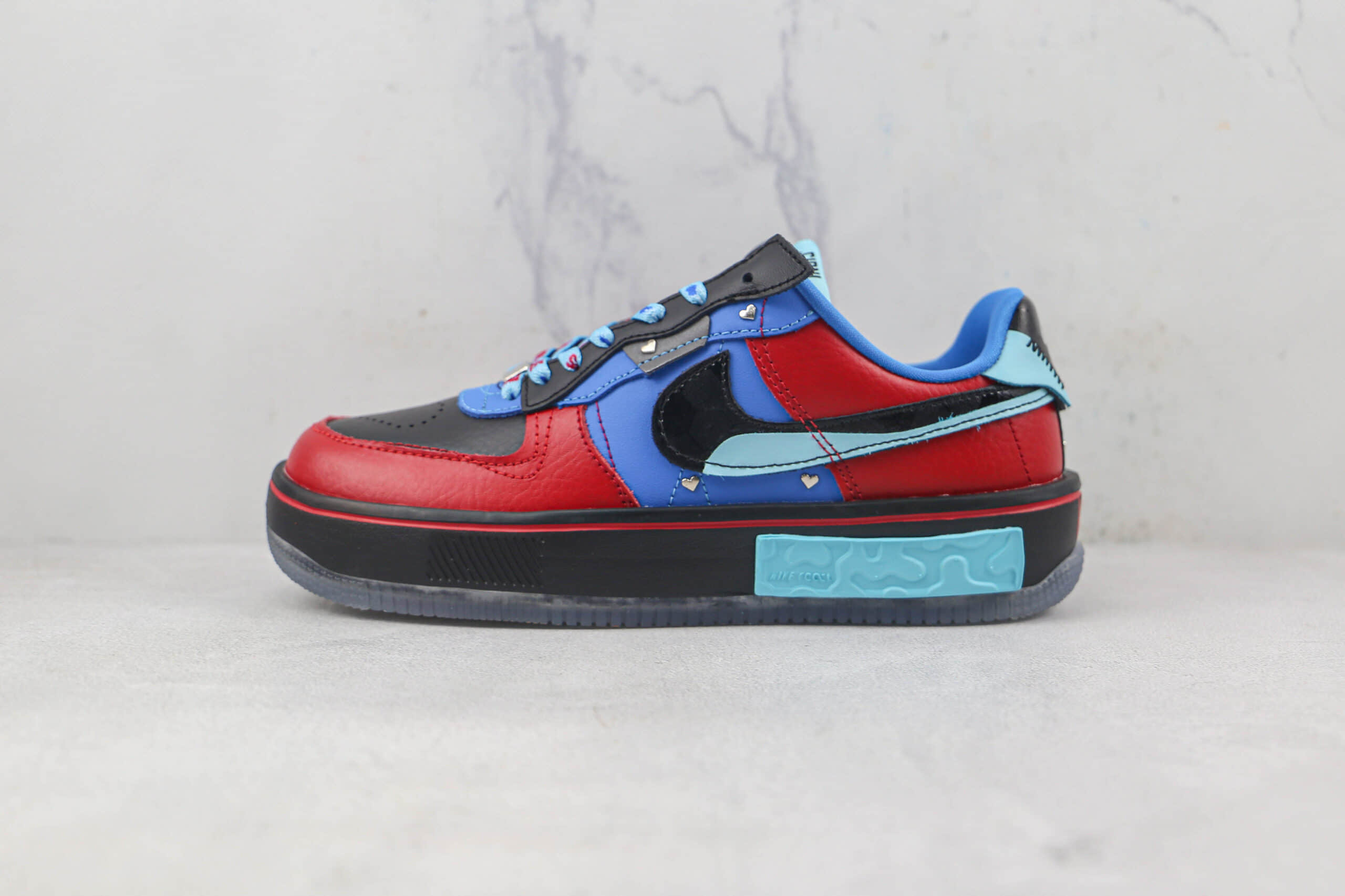 耐克Nike Air Force 1 Fontanka莆田纯原复刻版本低帮空军一号爱琴海丰塔卡系列板鞋原盒原标 货号：DR6259-600