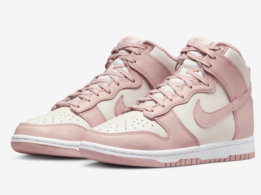 清新白粉配色！全新Nike Dunk Hi即将登场！ 货号：DD1869-003