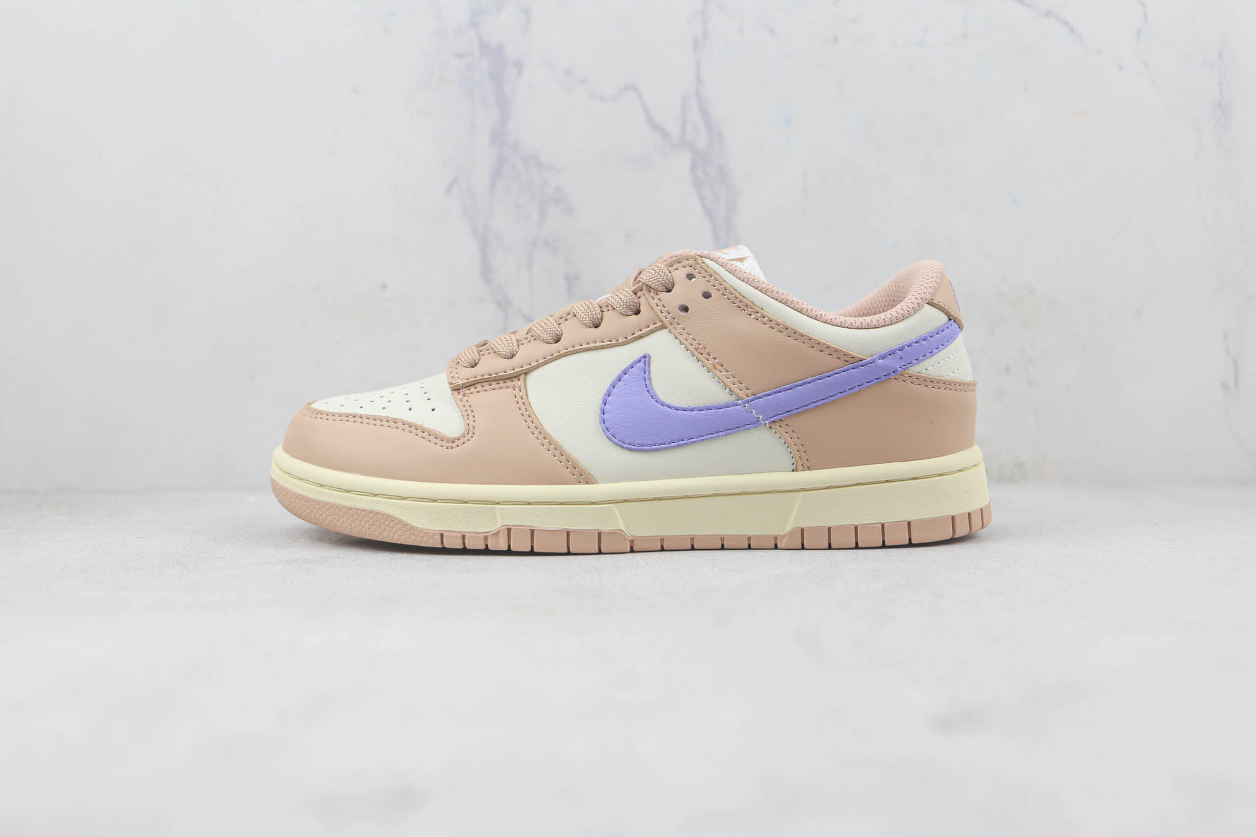 耐克Nike Dunk Low Pink Oxford莆田纯原复刻版本低帮DUNK粉色玲娜贝尔配色板鞋原盒原标 货号：DD1503-601