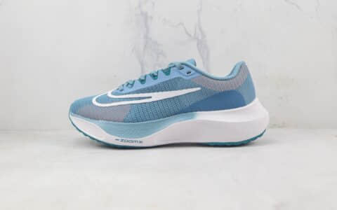 耐克Nike Zoom Fly 5莆田纯原复刻版本Fly5海洋蓝配色慢跑鞋原档案数据开发 货号：DM8968-400