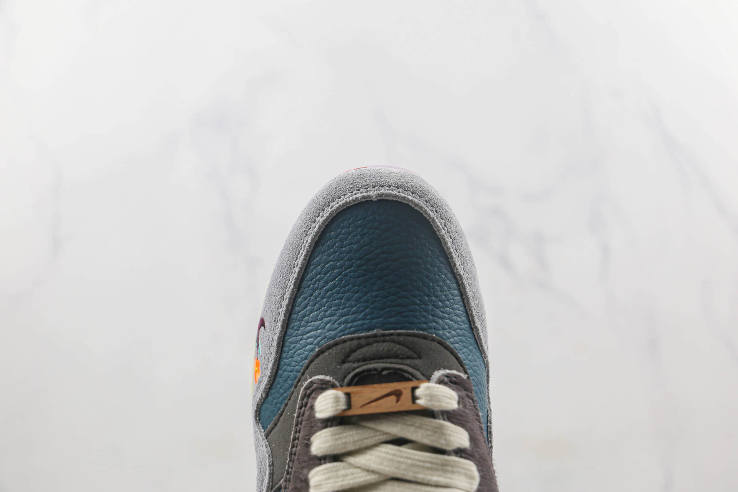 耐克Nike Air Max 1 Won-Ang Grey x KASINA联名款莆田纯原复刻版本Max1灰蓝鸳鸯初代复古气垫鞋原楦头纸板打造 货号：DQ8475-001