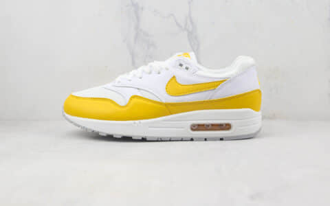 耐克Nike Air Max 1 S莆田纯原复刻版本Max1灰白黄色气垫鞋原档案数据开发 货号：DX2954-001