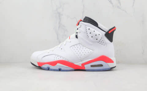 乔丹Air Jordan 6 Retro莆田天花板纯原复刻版本AJ6白红色篮球鞋原鞋开模一比一打造 货号：384664-123