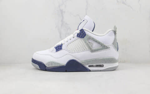 乔丹Air Jordan 4 Retro Midnight Navy莆田天花板纯原复刻版本AJ4午夜蓝配色篮球鞋原档案数据开发 货号：DH6927-140