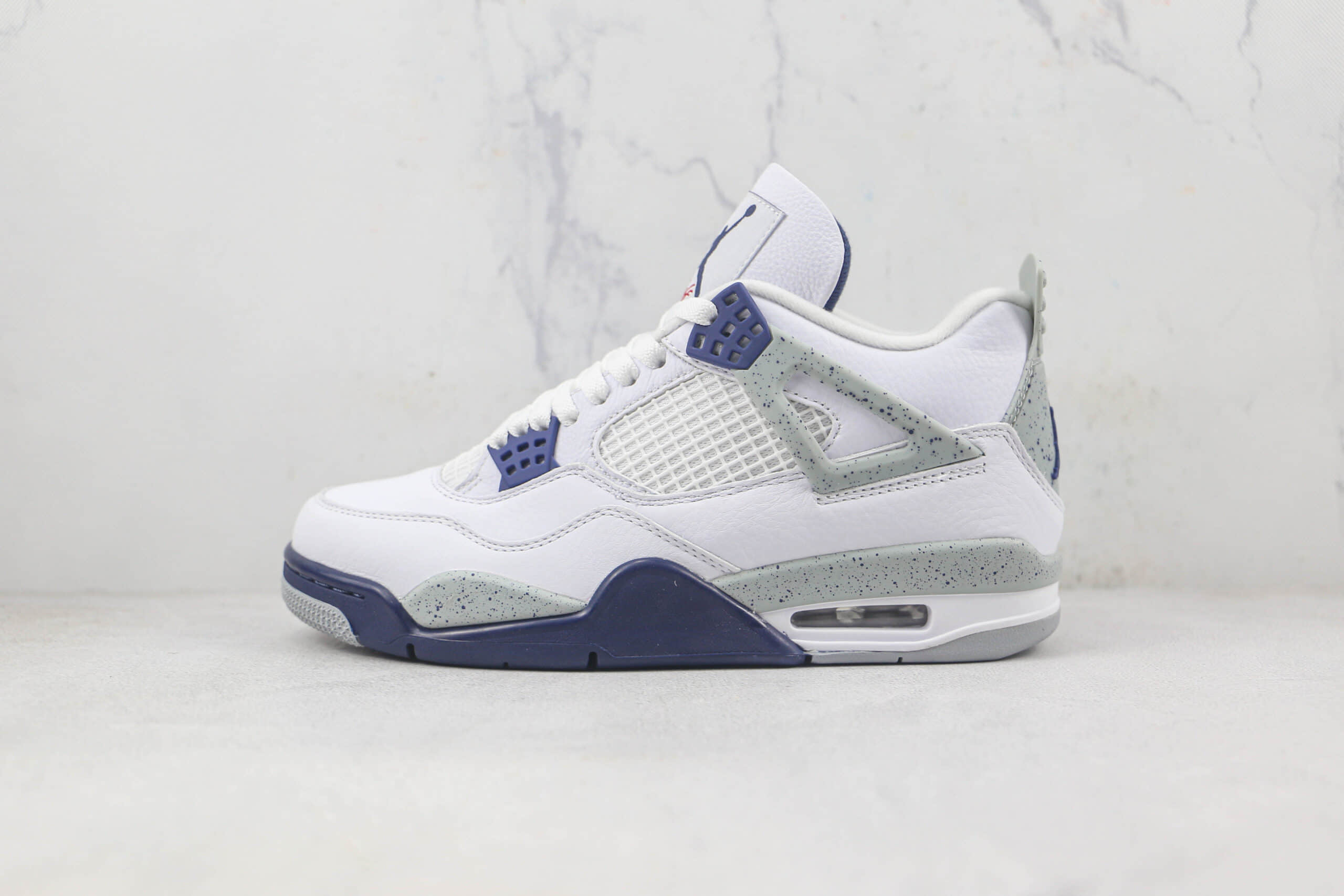 乔丹Air Jordan 4 Retro Midnight Navy莆田天花板纯原复刻版本AJ4午夜蓝配色篮球鞋原档案数据开发 货号：DH6927-140