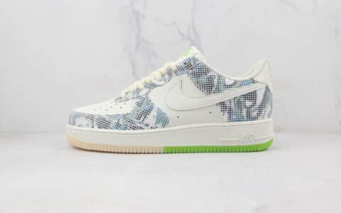 耐克Nike Air Force 1’07 Low莆田纯原复刻版本低帮空军一号醒狮绿配色板鞋内置气垫 货号：CW1888-716