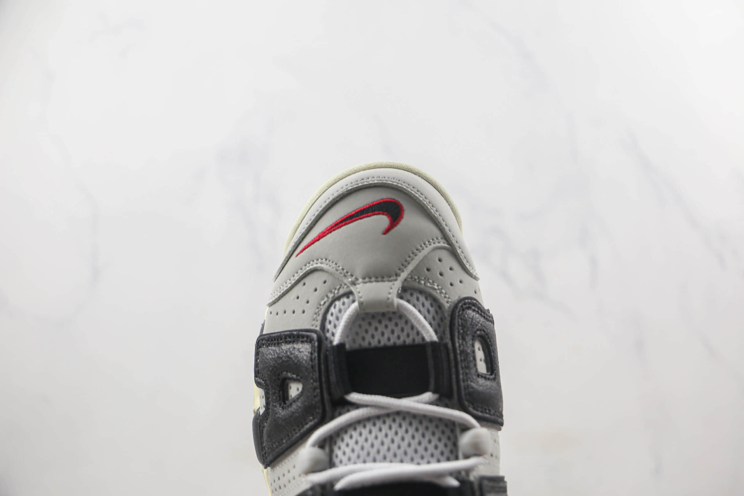 耐克Nike Air More Uptempo莆田纯原复刻版本皮蓬黑灰色篮球鞋原楦头纸板打造 货号：DX3360-001