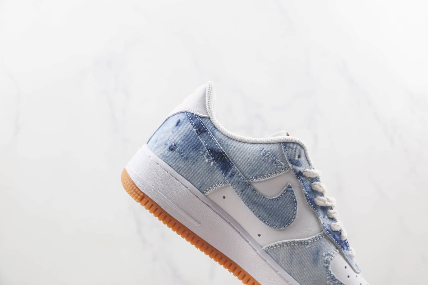 耐克Nike Air Force 1’07 Low莆田纯原复刻版本空军一号AF1牛仔拼接色原楦头纸板打造 货号：CY3228-101