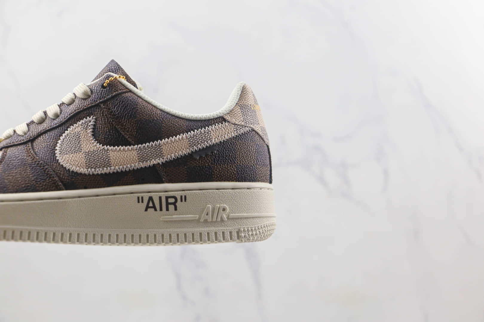 耐克Nike Air Force 1’07 Low路易威登LV联名款莆田纯原复刻版本低帮AF1空军一号板鞋原楦头原纸板打造 货号：1A9V02