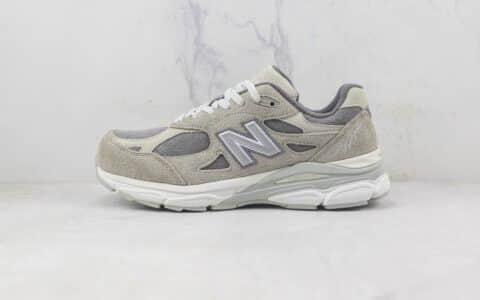 新百伦New Balance 990V3 x Levi's李维斯联名款莆田纯原复刻版本灰银色复古老爹鞋原楦头纸板打造 货号：M990LV3