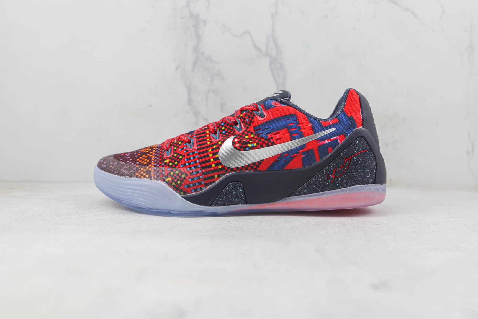 耐克Nike Kobe 9 Low莆田纯原复刻版本科比9代实战篮球鞋原楦头纸板打造 货号：669630-604